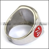 stainless steel eagle ring crafted epoxy r003709