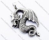 Stainless Steel dragon pendant - JP300016