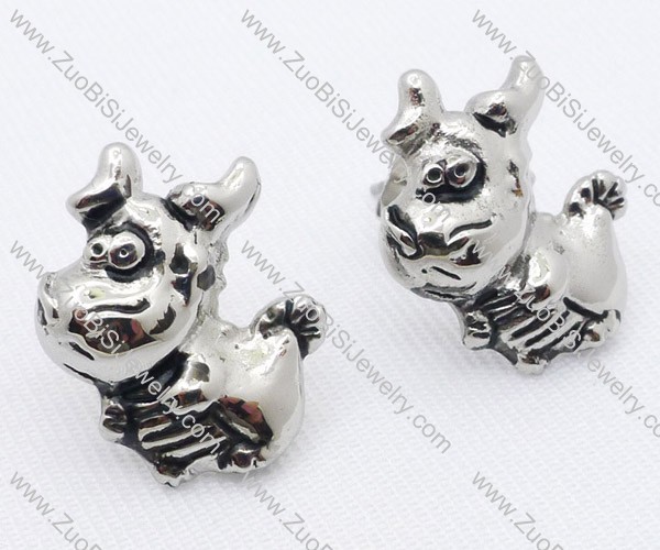 Stainless Steel Sheep Earring - JE050063