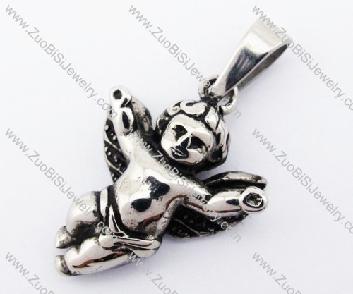 Stainless Steel Cupid God of Love Pendant - JP420017