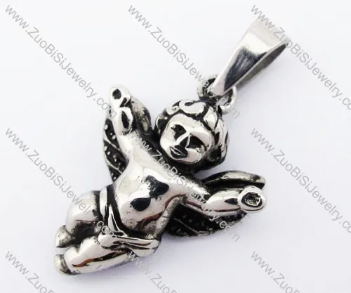 Stainless Steel Cupid God of Love Pendant - JP420017