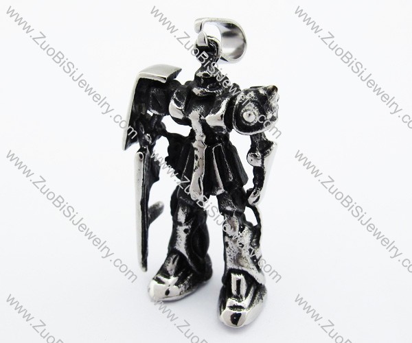 Stainless Steel Transformers Pendant - JP370007