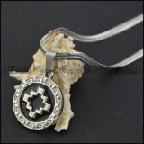 60cm Long Herringbone Chain Necklace with Cross Medallion n001905