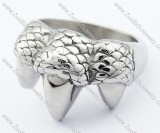 Stainless Steel Claw Ring -JR330039