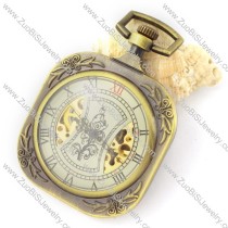 Antique Mechanical Pocket Watch with chain -pw000373