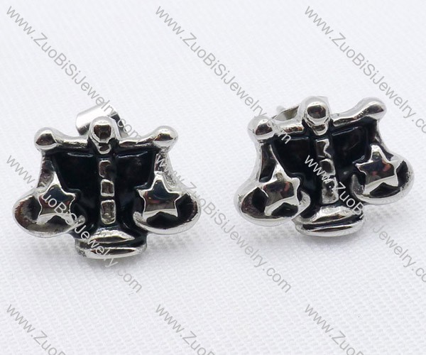 Stainless Steel Libra Earring - JE050049