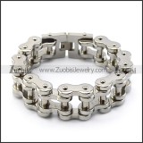 Heavy Stainless Motorbike Chain Bracelet in 25MM Wide b005405