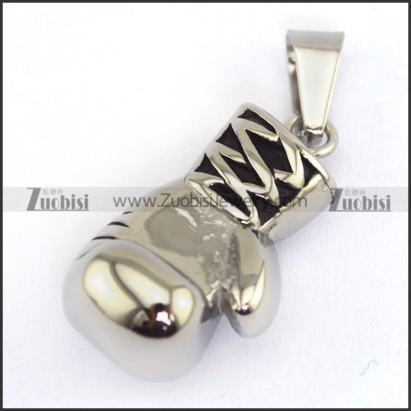 Stainless Steel Boxing Glove Pendants -p000334