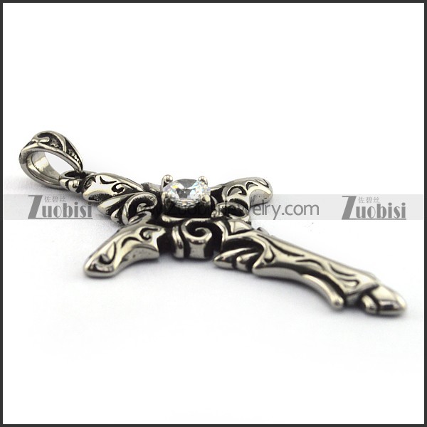 Stainless Steel Cross Pendant -p000817