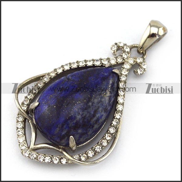 Big Water Drop Shape Pendant p004364