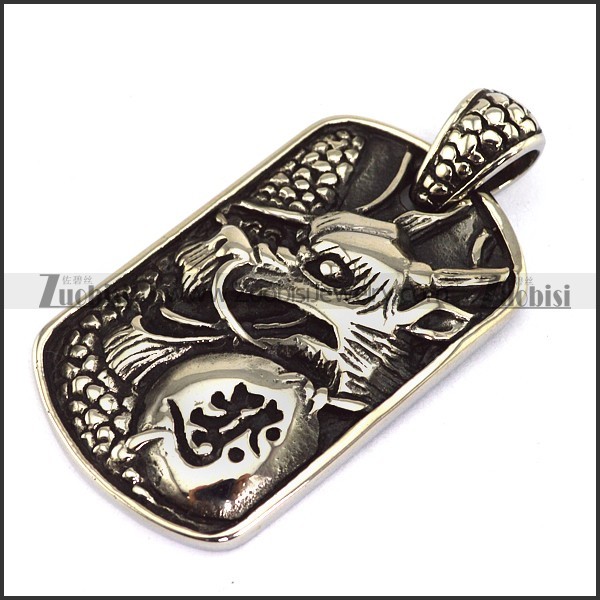 Stainless Steel dragon Pendants -p000467