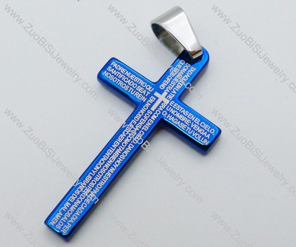 Stainless Steel Cross Pendant -JP050641