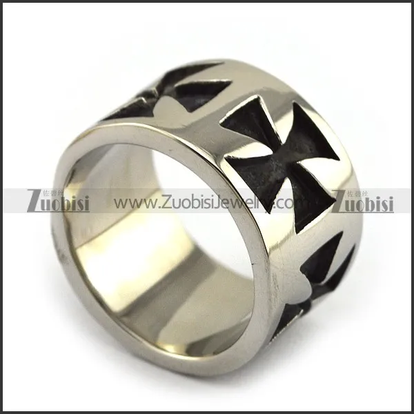 Malta Cross Ring in Wide Band -JR350244