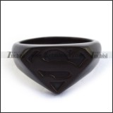 Black Plating Super Ring for Mens r003686