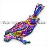 Night Owl Pendant in Colorful Plating p004938