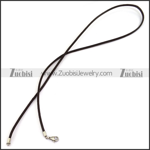 Brown Leather Cord Necklace n001181