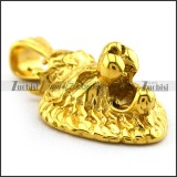 The Lion King Pendant in 24K Gold Plating p003400