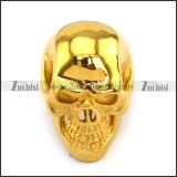 Gold Skull Jewelry in 316L Stainless Steel r002609