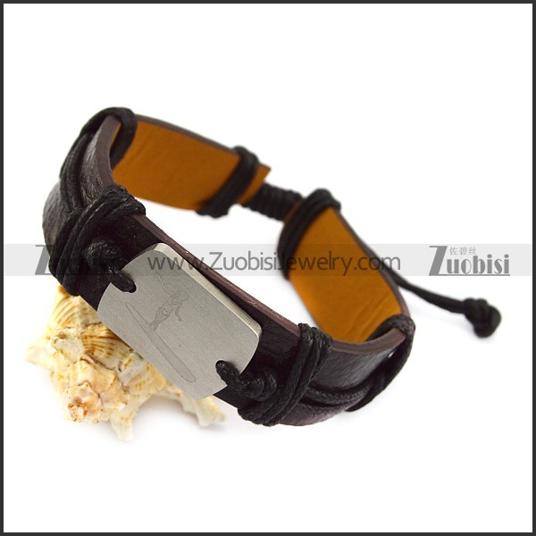 fashion handmade real leather wristbands b006332