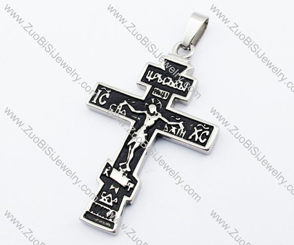 Stainless Steel Cross Pendant-JP330038