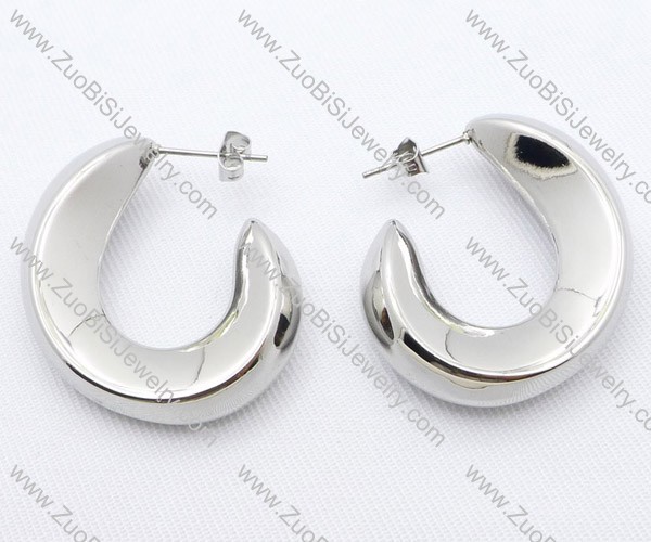 Crescent Stainless Steel earring - JE050098