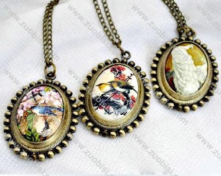 Antique Bronze Bird Pocket Watch Chain - PW000018