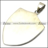 I Love You hand sign pendant in shield shaped p007318
