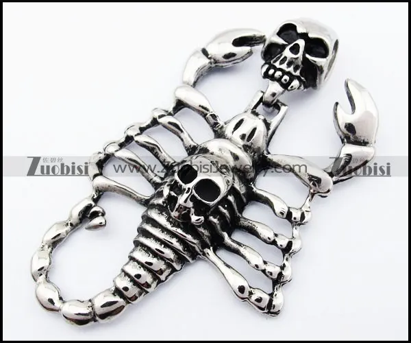 Big Stainless Steel Scorpion Pendant - JP170165