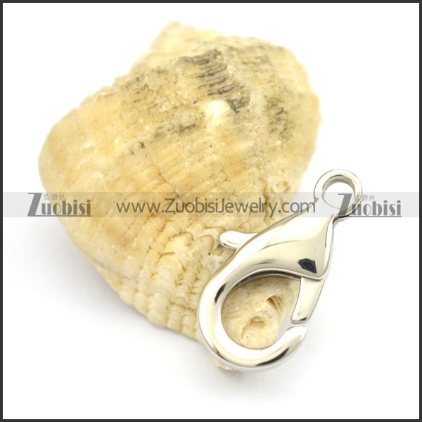 23mm Shiny Stainless Steel Lobster Clasp Closure a000022