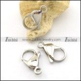 19mm Polished Stainless Steel Lobster Clasp a000027