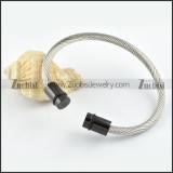 Stainless Steel Rope Bracelet - b000278