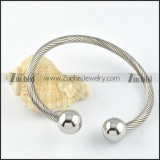 Stainless Steel Rope Bracelet - b000279
