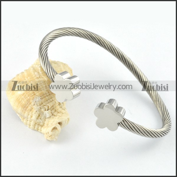 Stainless Steel Rope Bracelet - b000281