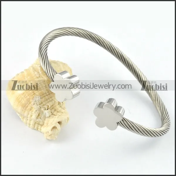 Stainless Steel Rope Bracelet - b000281