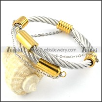 Stainless Steel Rope Bracelet - b000265
