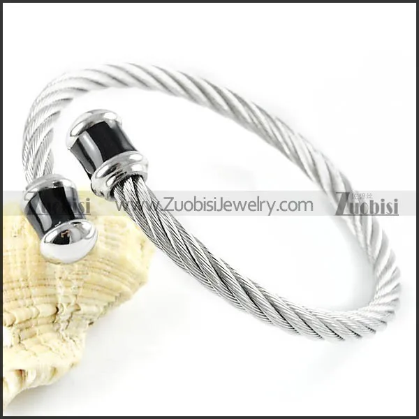 Stainless Steel Rope Bracelet - b000030