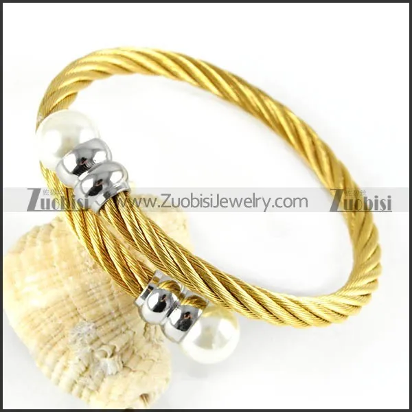 Stainless Steel Rope Bracelet - b000046