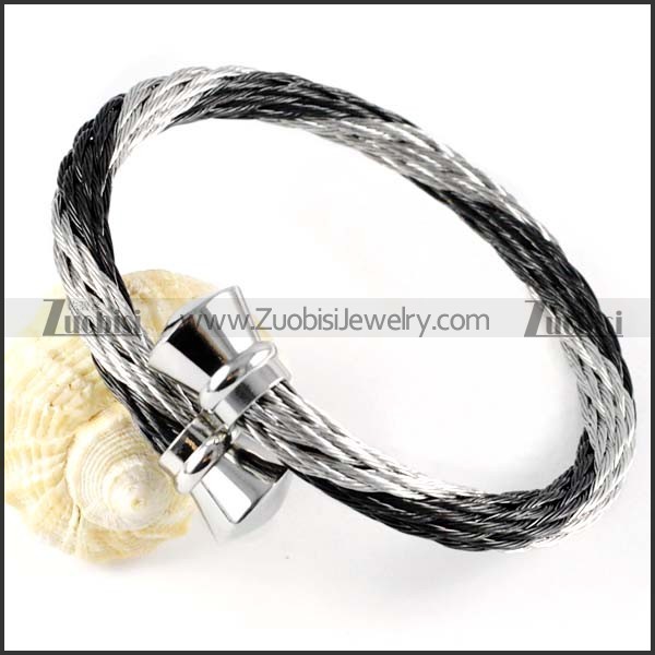 Stainless Steel Rope Bracelet - b000056