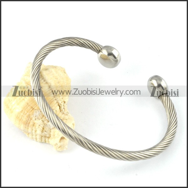 Stainless Steel Rope Bracelet - b000272