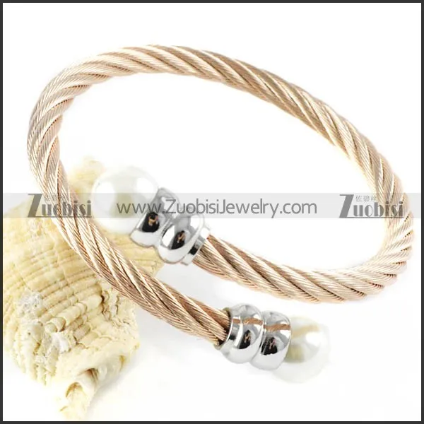 Stainless Steel Rope Bracelet - b000033