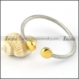 Stainless Steel Rope Bracelet - b000274