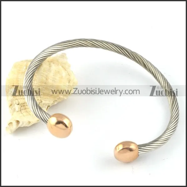 Stainless Steel Rope Bracelet - b000273