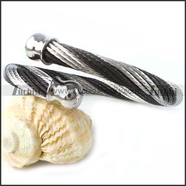 Stainless Steel Rope Bracelet - b000059