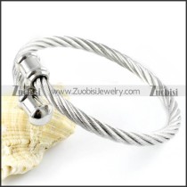 Stainless Steel Rope Bracelet - b000031