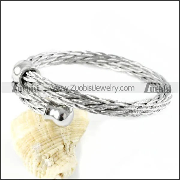 Stainless Steel Rope Bracelet - b000036