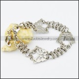 Stainless Steel Flower bracelet - b000534
