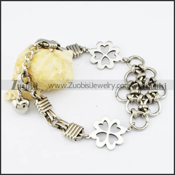 Stainless Steel Flower bracelet - b000512