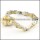 comely 316L Steel Stamping Bracelets -b000626
