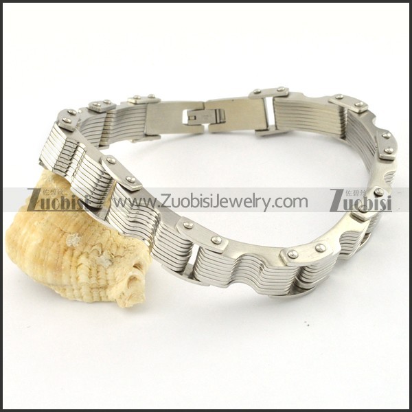 top quality Steel Stamping Bracelets -b000624