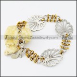 Stainless Steel Flower bracelet - b000530